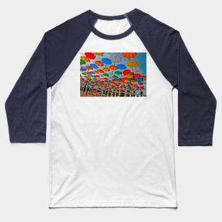 Colourful Umbrellas Torrox Spain Baseball T-Shirt